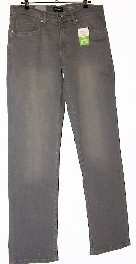 Stooker Frisco -Classic Herren-comfort Flex -Jeans, grau