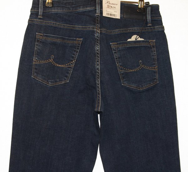 Pioneer Damen-Jeans, Kate deeb-blue used, slim fit.