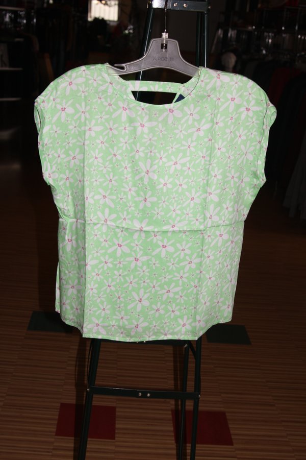 Damen  Komfort RH-Blusen ohne Arm, multicolor, mint