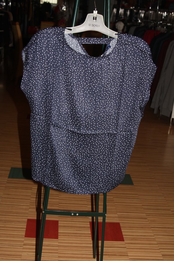 Damen  Komfort RH-Blusen ohne Arm, multicolor, marine