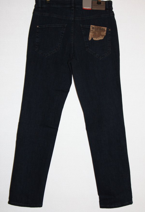 Ascari Lena 210 Damen-Jeans, blue-black used,stone-bleached,Saison F-S