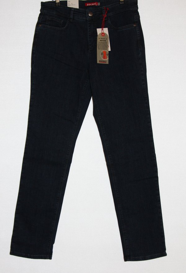 ascari Lena 210 Damen-Jeans, blue-blacke used,stone-bleached,Saison F-S