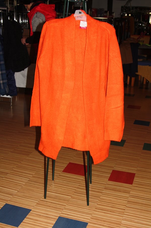 Damen-Cardigan 1/1, orange
