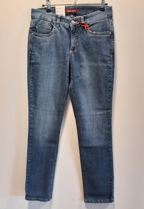 Ascari Power Damen-Jeans, straight, bleached