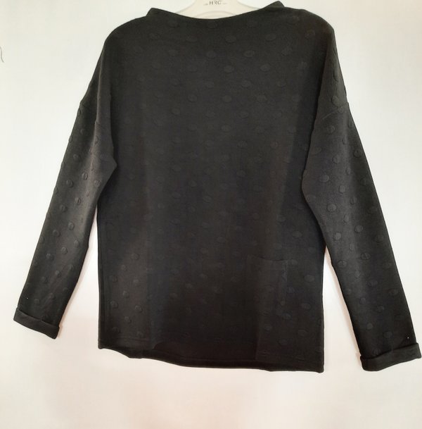 Damen RH- Sweatshirt, schwarz H-2023