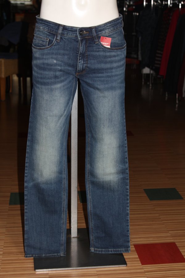 Portland modische Herren-5 Pocket Jeans, urban blue