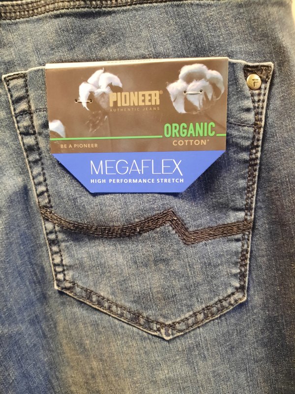 Pioneer Rando Herren Jeans megaflex, Regular Fit, light blue